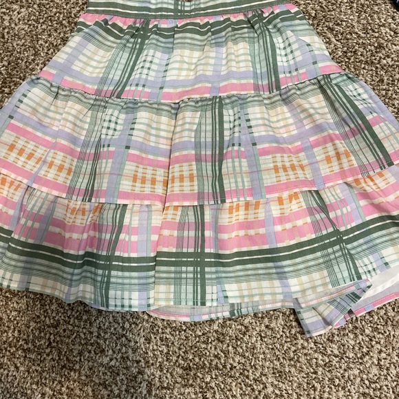 ASOS PLAID RUFFLE MINI SKIRT - Picture 2 of 4